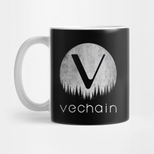 Vintage Vechain VET Coin To The Moon Crypto Token Cryptocurrency Wallet Birthday Gift For Men Women Kids Mug